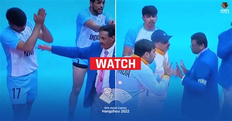 Asian Games Kabaddi Unreal Drama Sees Plus Minute Suspension