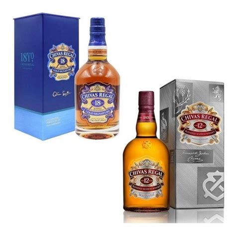 Whisky Chivas Regal 12 Anos 1l Chivas Gold 18 Anos 750ml Shopee Brasil