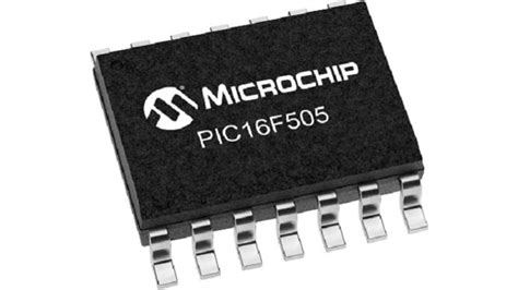 Microchip PIC16F505-E/SL 8 bit MCU Microcontroller MCU, PIC16, 14-Pin ...