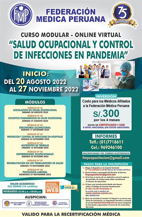 Curso Modular Online Salud Ocupacional Y Control De Infecciones En