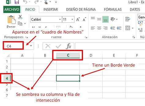 Funci N Celda De Excel Escuela Del Vendedor