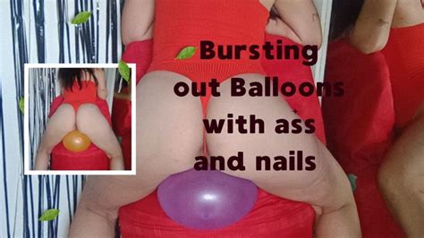 Popping Balloons With Your Ass And Nails Miamartinss Clips Sale