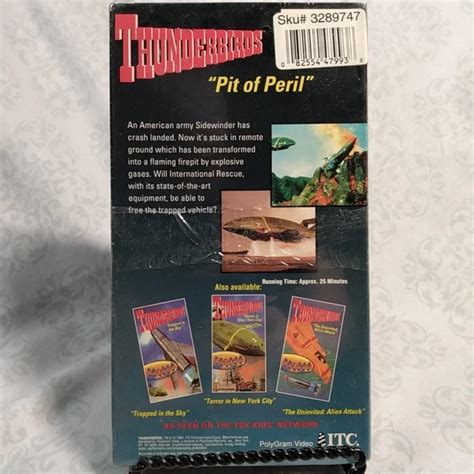 thunderbirds pit  peril vhs  gerry sylvia anderson marionette
