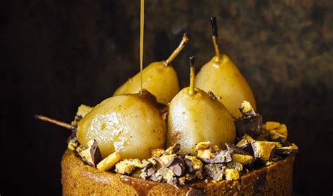 Recipe Ginger And Poached Pear Cake Sj Mag Media