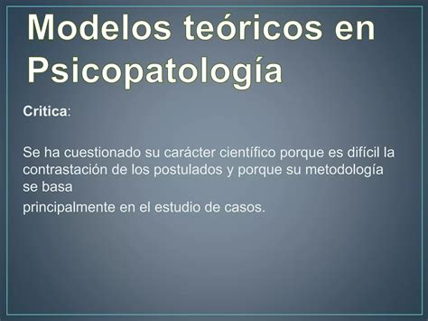 Psicopatolog A Conceptos Y Modelos Pptx