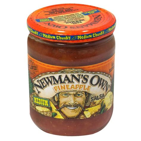 Newmans Own Salsa Pineapple Medium All Natural