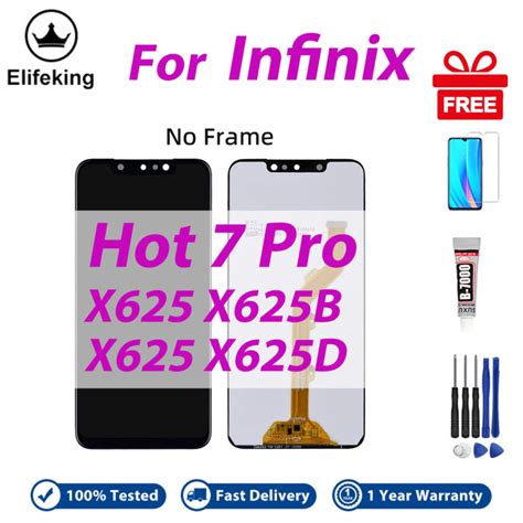 LCD No Frame For Infinix Hot Pro X X B X D Display Touch Screen Digitizer Assembly