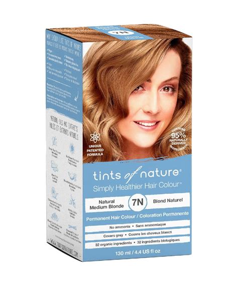 Tints Of Nature N Natural Medium Blonde Vegan Permanent Hair Dye Free From Ammonia