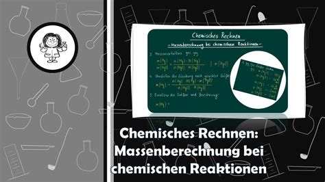 Chemisches Rechnen Quantitative Betrachtungen Massenberechnungen