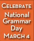 Celebrate National Grammar Day with me - Susan Weiner Investment Writing