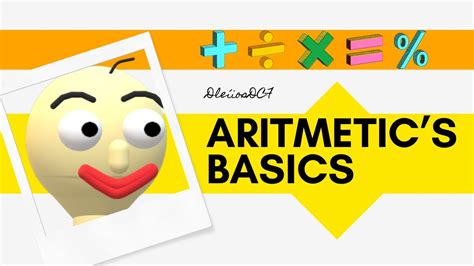 Aritmetics Basic Baldi Fantrack Remake Youtube