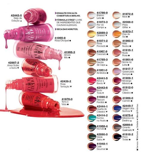 Kit Completo Com 35 Cores Do Esmalte Linha Color Trend Avon