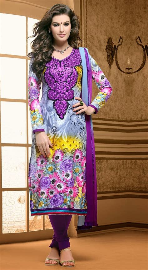 Indian Churi Dar Salwar Kameez Collection 2014 15 Punjabi Churidar