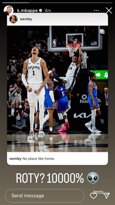 Mbappe knows what it is 🔥 : r/NBASpurs