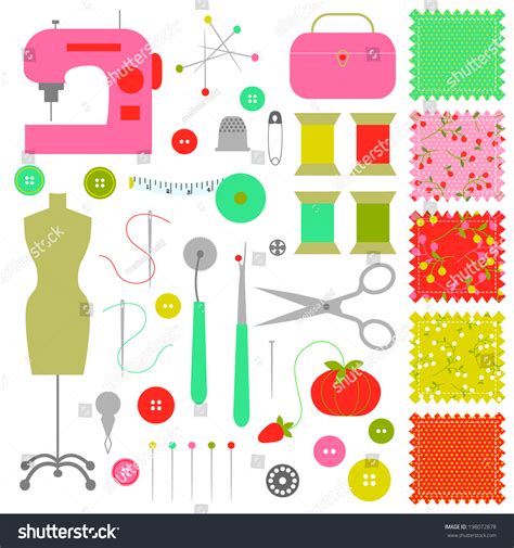 8 468 Sewing Clip Art Images Stock Photos Vectors Shutterstock