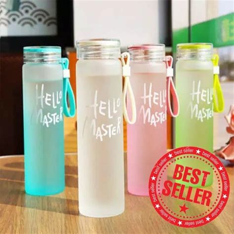 Jual Tumbler Botol Kaca Hello Master Botol Minum Tumblr Awet Murah