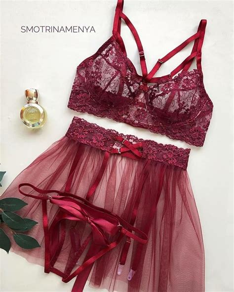 Sets Bow Decor Floral Lace Lingerie Set Artofit