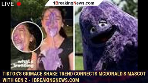 Tiktoks Grimace Shake Trend Connects Mcdonalds Mascot With Gen Z