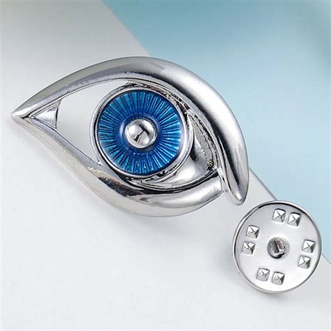 Catuni Eye Ophthalmology Medicine Brooch Pin Enamel Lapel Lanyard