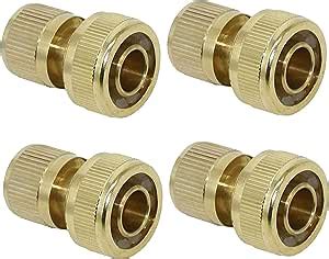 Hydrogarden Brass Hose Connector Hose End Quick Connect Fitting 3 4