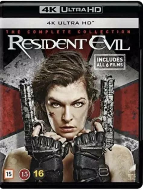 RESIDENT EVIL 6 Movie Collection 4K Ultra Hd Blu Ray Import Brand New