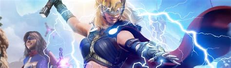 Marvels Avengers Mostra Visual Da Poderosa Thor Quebrando O Controle