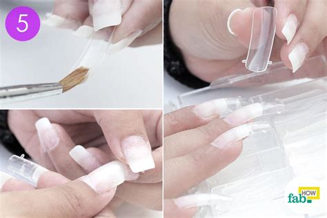 Gel Nail Steps Acrylic Nails Apply Nail Step Forms Mixture Fabhow