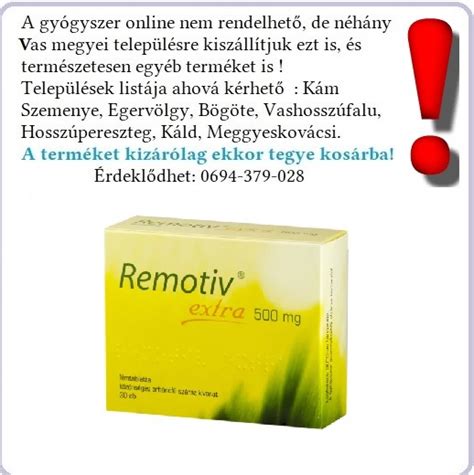 Remotiv extra 30x * - ARCANUM GYÓGYSZERTÁR ÉS WEBPATIKA - webáruház ...