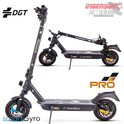 PATINETE ELCTRICO SMARTGYRO K2 PRO BLACK CERTIFICADO DGT