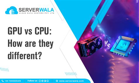 GPU vs CPU: How are they different? - Serverwala