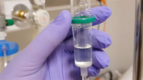 Controlling an Intravenous Equipment in Hospital Stock Photo - Image of examination, emergency ...