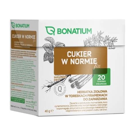 Bonatium Cukier W Normie Fix Herbata Ziołowa 2G MEDICINAE Sklep