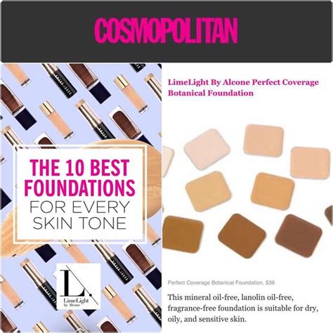 Limelight By Alcones Botanical Foundation Was Featured In Cosmopolitan