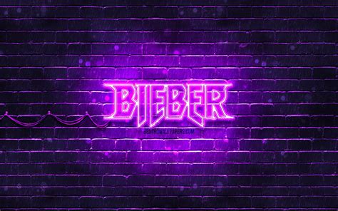 Justin Bieber Violet Logo American Singer Violet Brickwall Justin