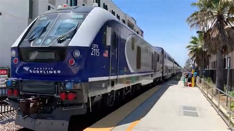 Amtrak Pacific Surfliner Sc 44 Charger 2115 With Surfliner