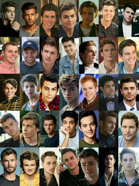 Celebrity Crush Collage (35 Good Lookin' Guys all in 1 Photo) | Thomas ...