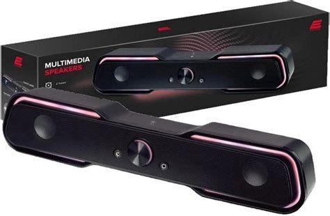 Акустическая система (саундбар) 2E PCS101 RGB, 2.0, USB Black (2E ...