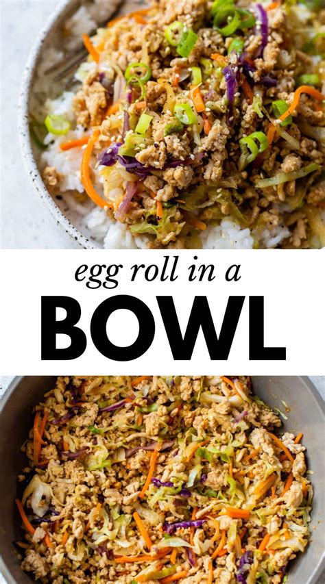 Egg Roll In A Bowl The Almond Eater