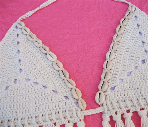 Ravelry Sand Dollar Bikini Top Pattern By Julie King