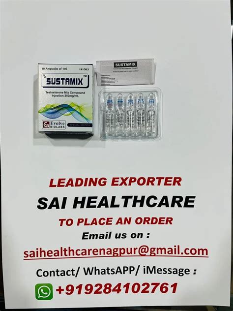 Grade: A Garde Sustamix 250Mg Injections at ₹ 380/vial in Nagpur | ID ...