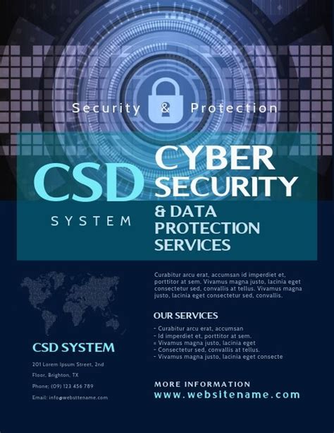 Cybersecurity Newsletter Template