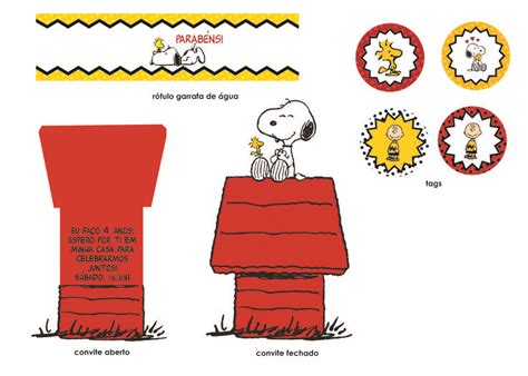 Kit Festa Tema Snoopy Snoopy Party Snoopy Birthday Snoopy Birthday