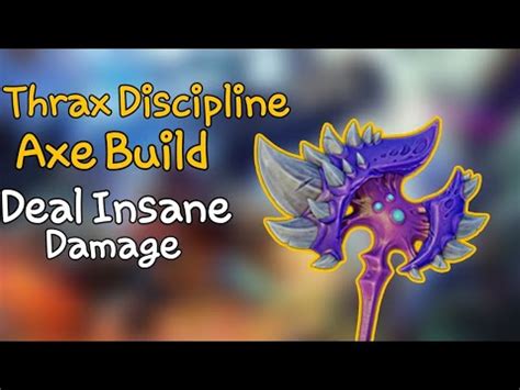 OP Thrax Discipline Axe Build Dauntless Guide 2024 YouTube