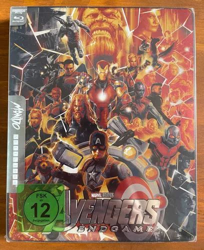 4k Bluray Steelbook Vingadores Ultimato Mondo Marvel Frete grátis