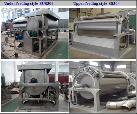 China 304 Stainless Steel Rotary Drum Flaker Dryer Drying Equipment In