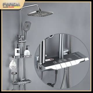 Farida New Shower Set Stainless Steel Hot And Cold Shower Set Bathroom Showe Shower Set With