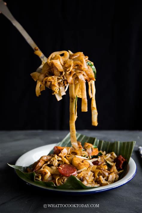 Penang Char Kway Teow Stir Fried Flat Rice Noodles