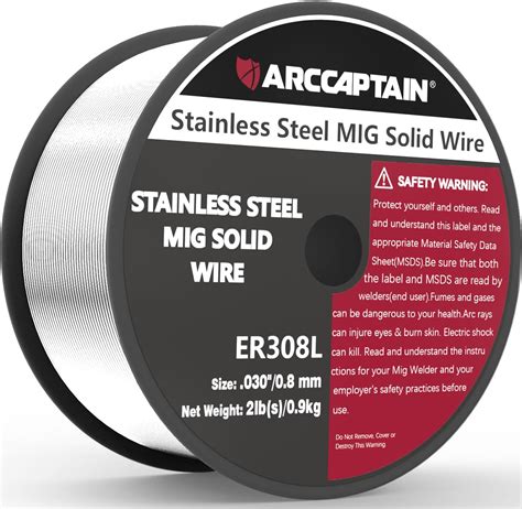 ER308L .030" Stainless Steel MIG Welding Wire 10 lb Spool - Amazon.com