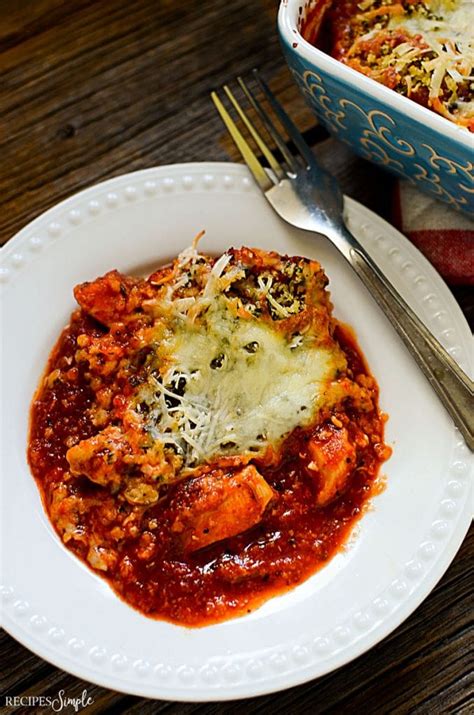 chicken parmesan marinara bake recipes simple