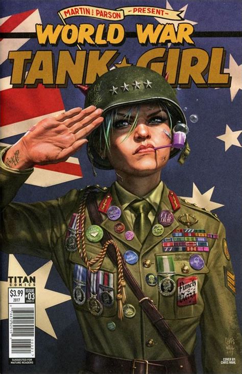 World War Tank Girl 3 B Jul 2017 Comic Book By Titan